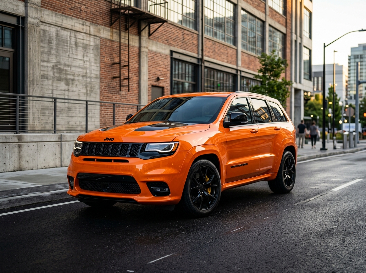 Jeep Grand Cherokee in Gloss Orange